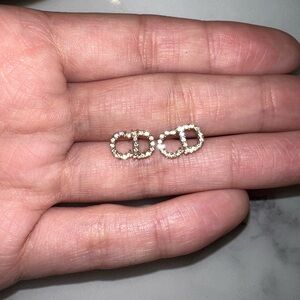 Dior CD logo earrings